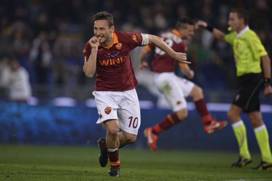 2012-13: ancora Francesco Totti (Roma) a primeggiare con 6,56 di media. Lapresse